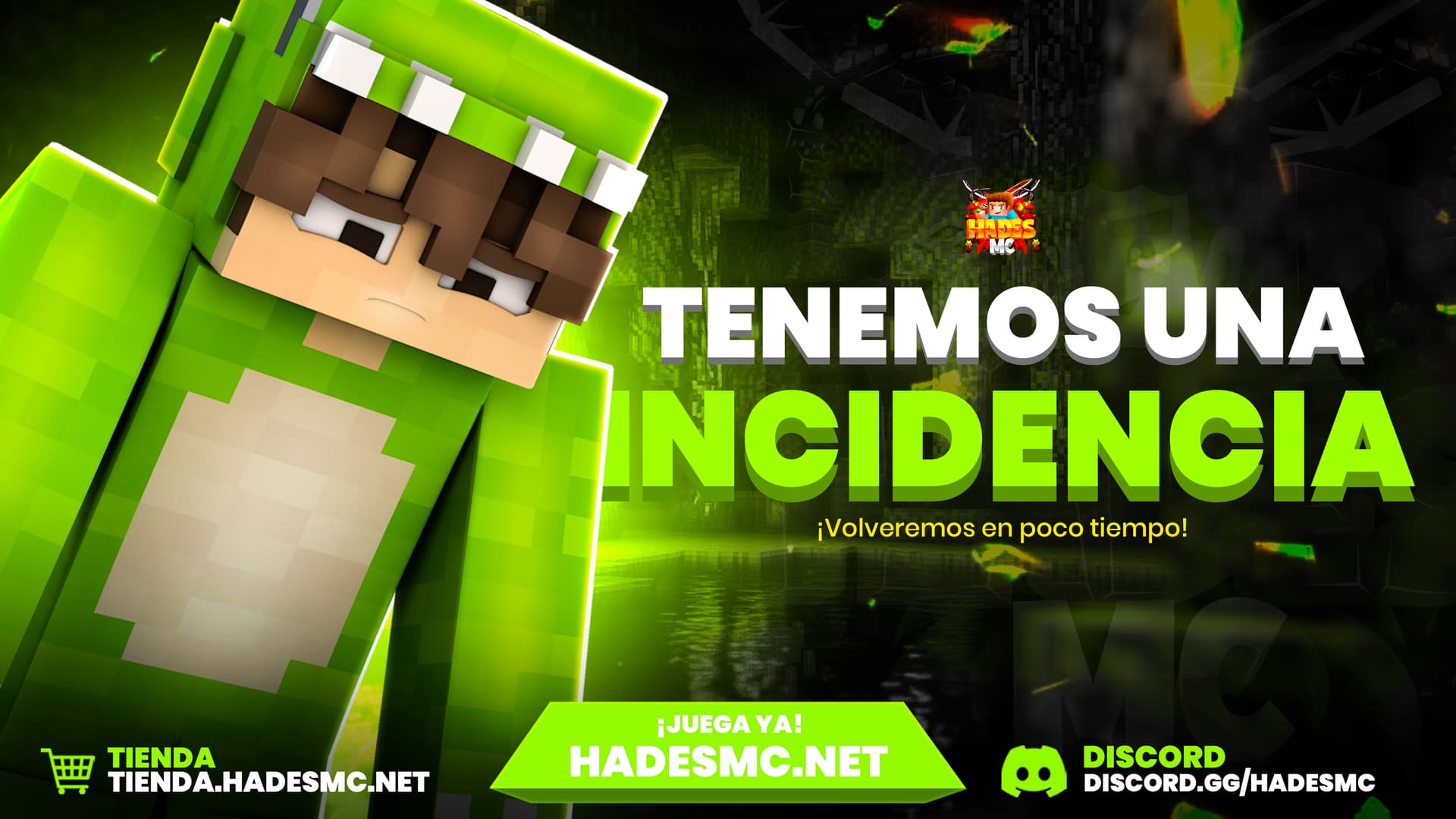 Anuncio mantenimiento hadesmc