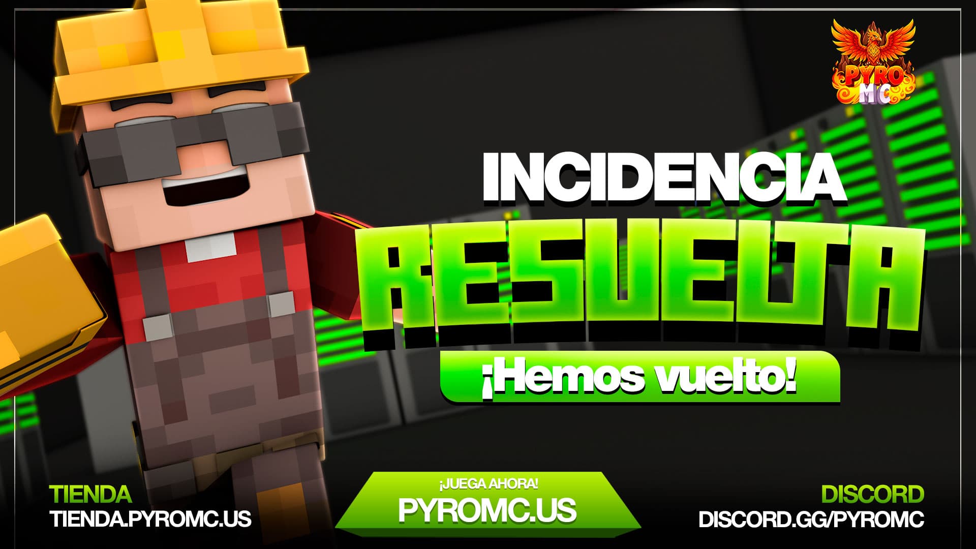 Mantenimiento on off pyromc